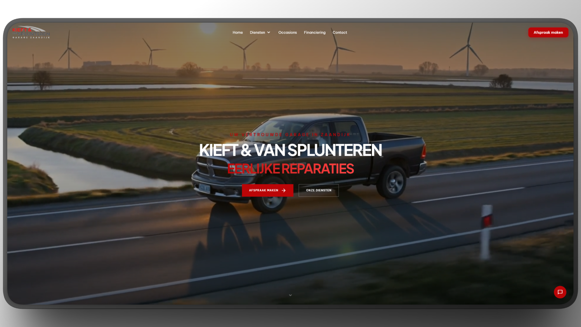Kieft & van Splunteren website screenshot